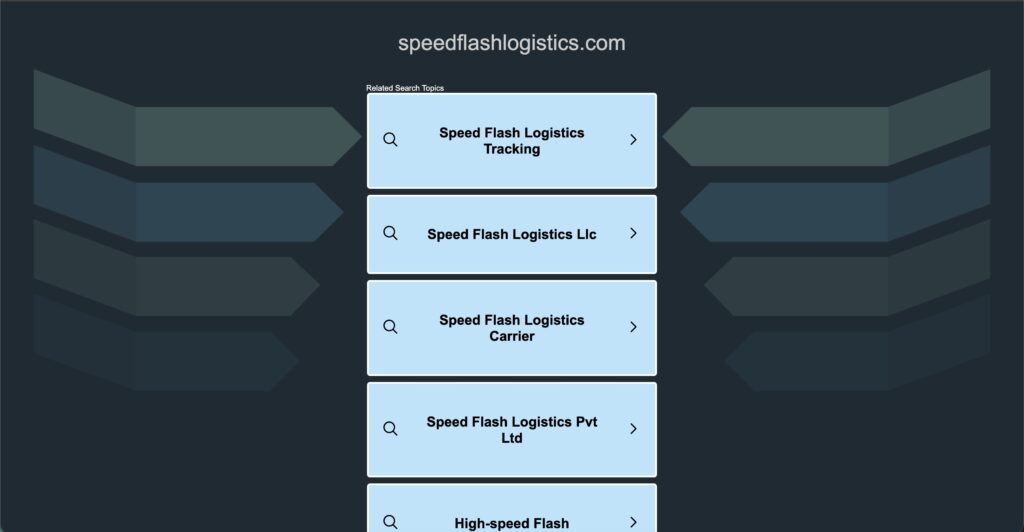 Speedflashlogistics