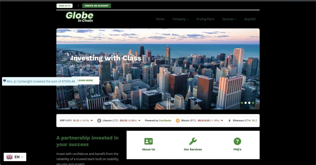 Globeinchain