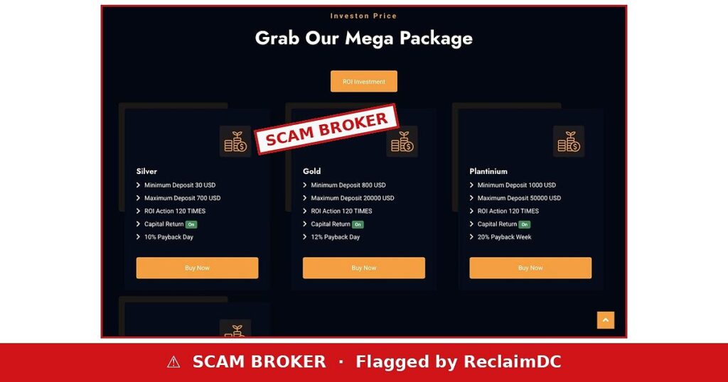 Capitalinvestio scam broker warning