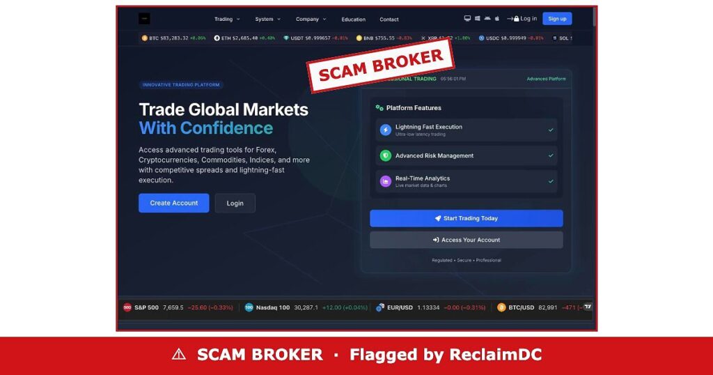 Evedextrading scam broker warning
