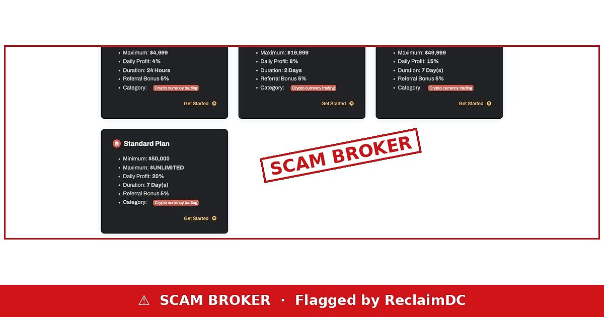 Lunex Inv flagged as a scam broker by ReclaimDC