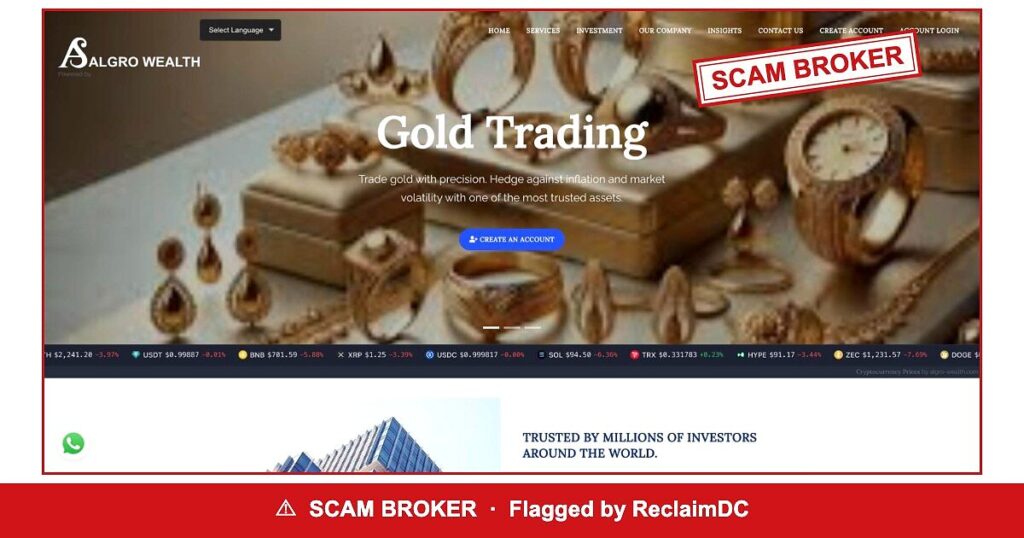 Algro Wealth flagged by regulators