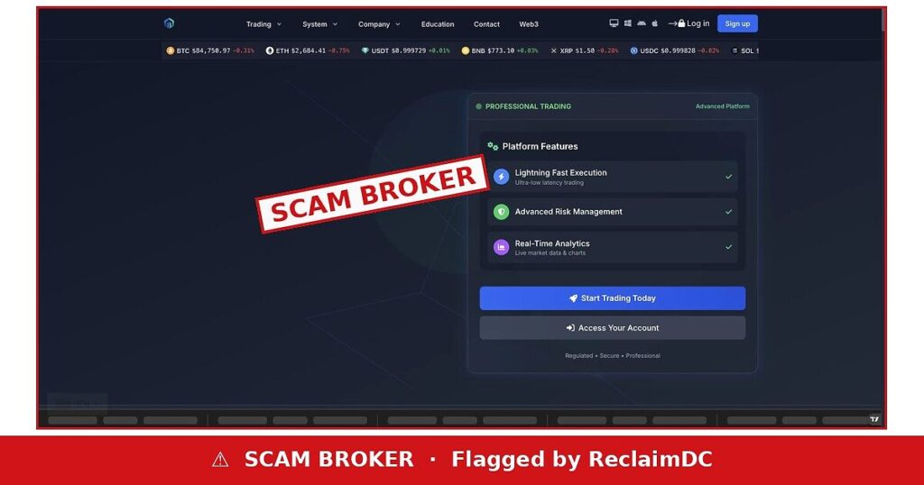 Apex Crypto Forex Tradings flagged as scam broker