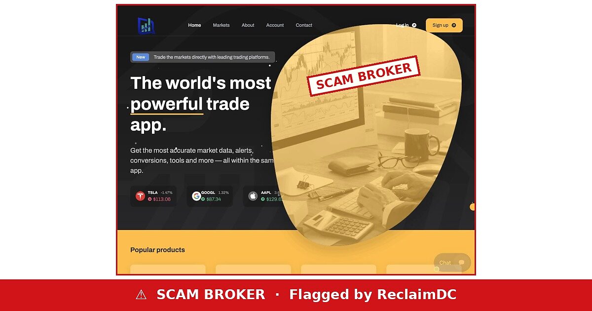 Bitflux Markets scam broker warning