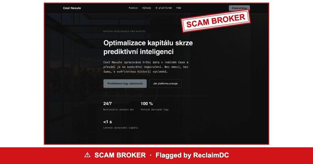 Cest Nexute — flagged scam broker