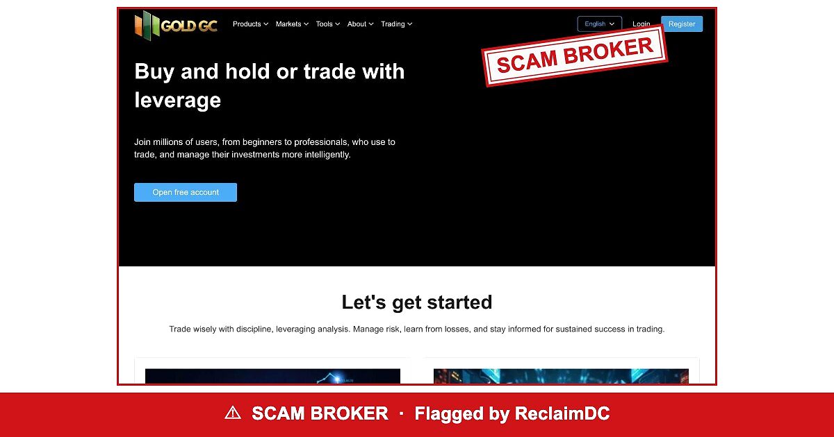 Gold Grain Capital — flagged scam broker
