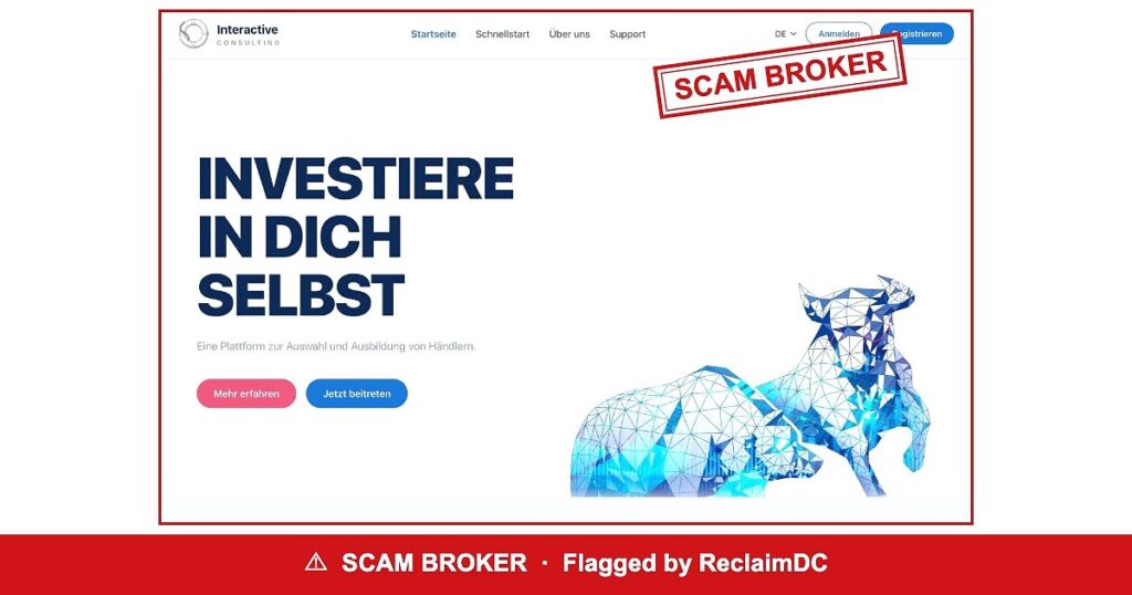 Interactive Consulting — flagged scam broker