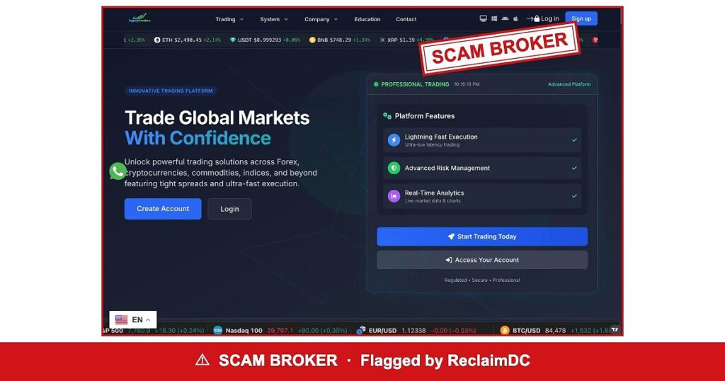 Legacytraderz — flagged scam broker