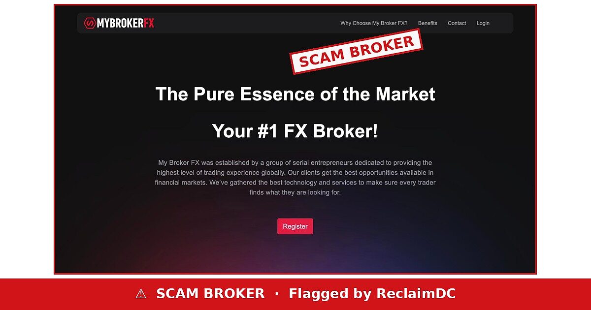 My Broker FX scam broker warning