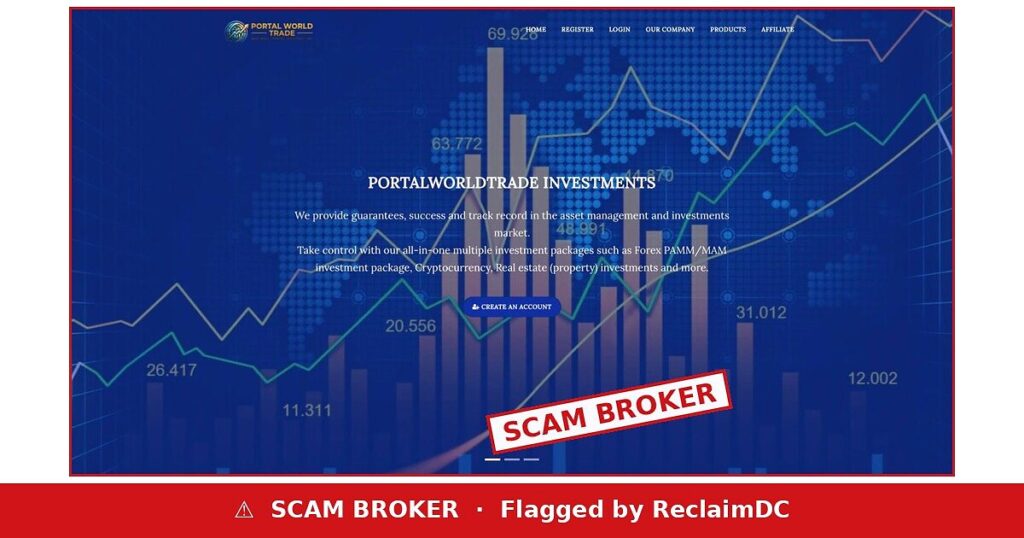 Portal World Trade scam warning — ReclaimDC