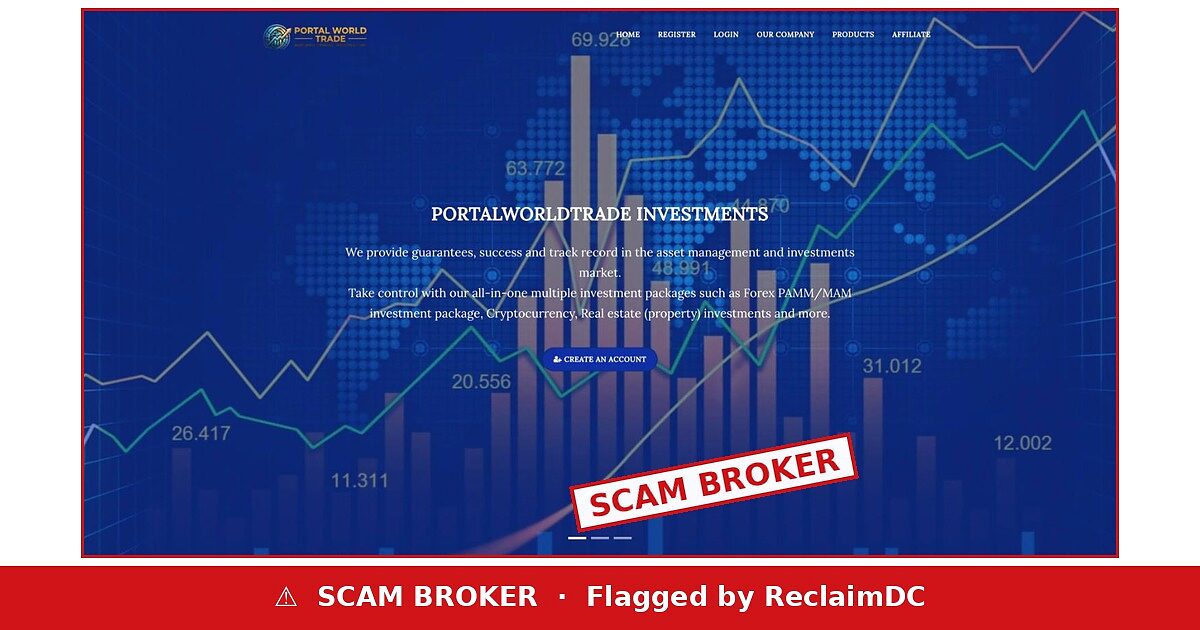 Portal World Trade scam warning — ReclaimDC