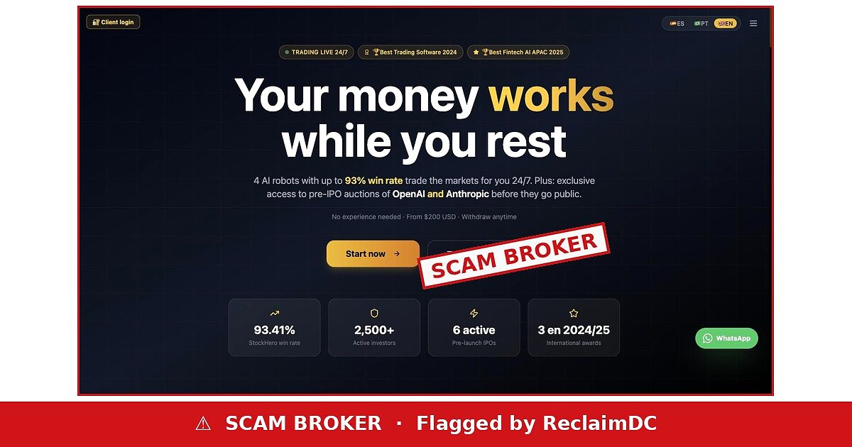 TradeFlow AI scam broker warning