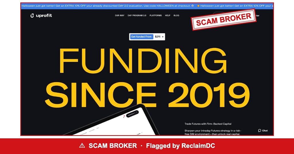 UProfit — flagged scam broker