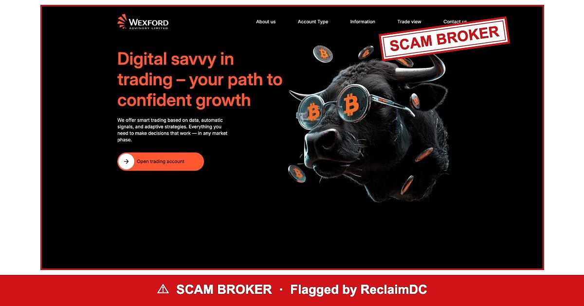 Wexford Advisory Limited — flagged scam broker
